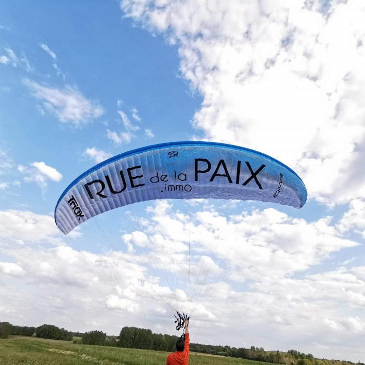 Marquage de voile parapente, paramoteur et identification ULM